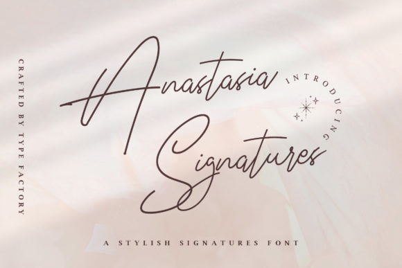 Anastasia Signature: A Graceful Script Font for Web Design
