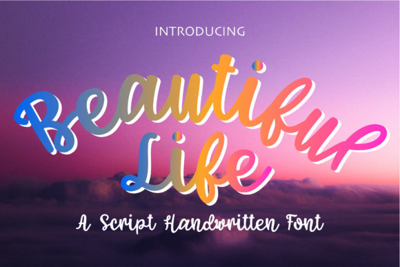 Beautiful Life: A Stylish Script Font for Web Design
