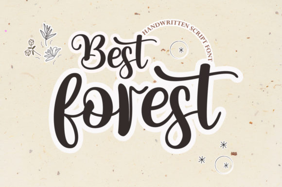 Best Forest: A Handwritten Font for Crafters and Creators