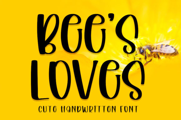 Bring Charm to Your Creations with Bee s Loves Font
