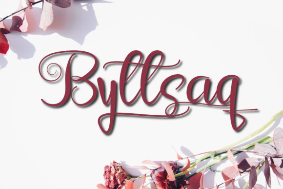 Byttsaq: A Versatile Script Font for Modern Design