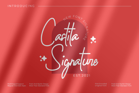 Castila Signature: A Handwritten Font for Creative Makers