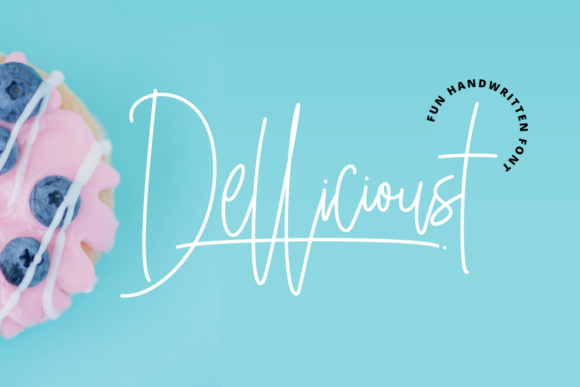 Dellicioust: A Charming Script Font for Editorial Design