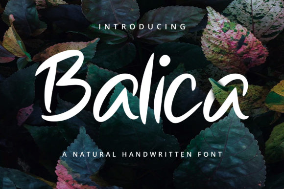Discover Balica: A Stylish Script Font for Editorial Design
