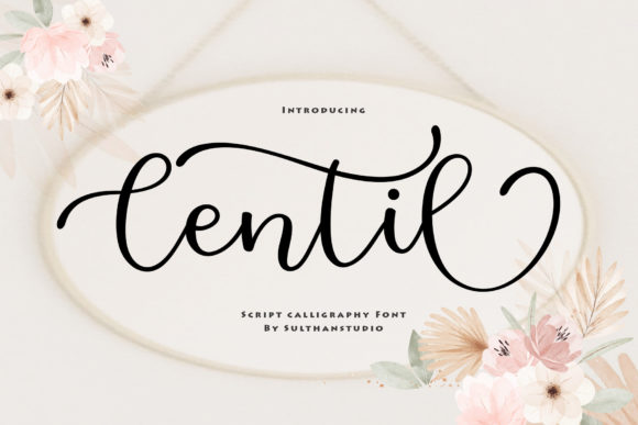 Discover Centil: A Refined Script Font for Editorial Elegance