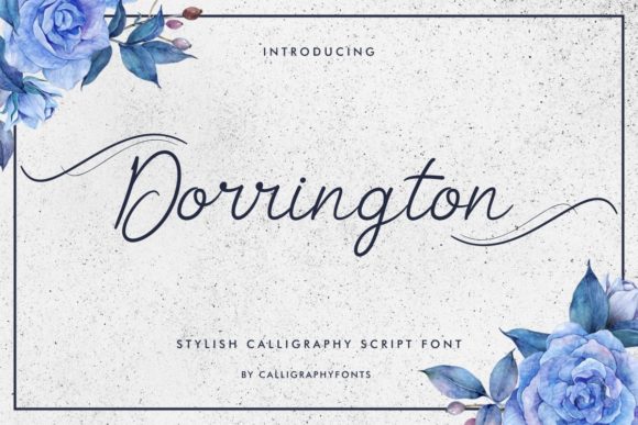 Discover Dorrington: A Handwritten Font for Elegant Design