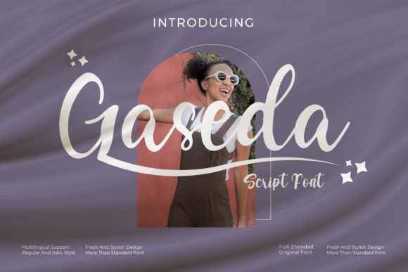 Discover Gaseda: A Charming Script Font for Editorial Design