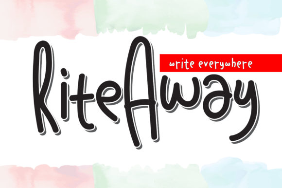 Discover Rite Away: A Versatile Handwritten Font for Editorial Design