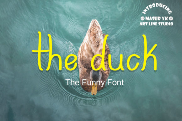 Discovering The Duck: A Charming Handwritten Font