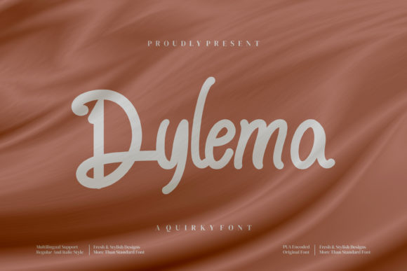 Elevate Your Brand with Dylema: A Premium Script Font