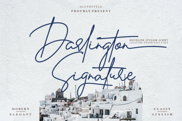 Elevate Your Craft with Darlington Signature Font