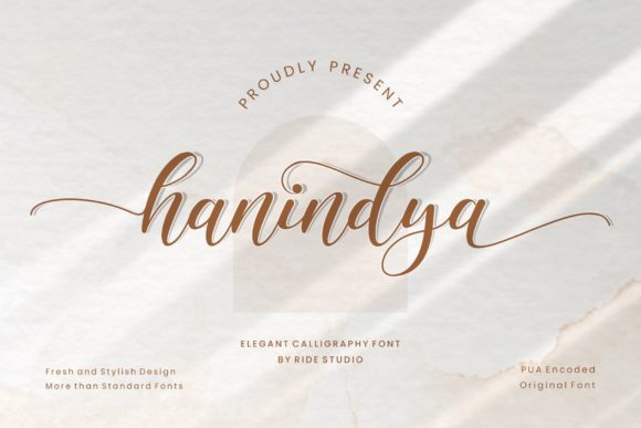 Elevate Your Editorial Design with Hanindya Font