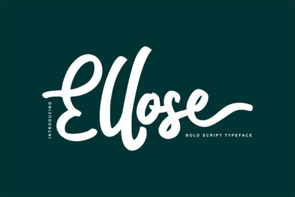 Ellose: A Handwritten Font for Stunning Web Design