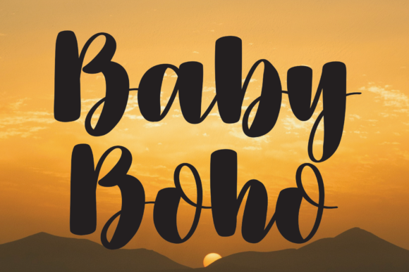Enhance Your Brand with Baby Boho: A Charming Script Font