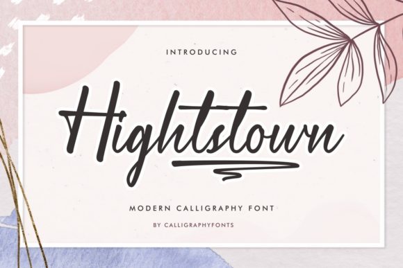 Enhance Your Brand with Hightstown: A Premium Handwritten Font