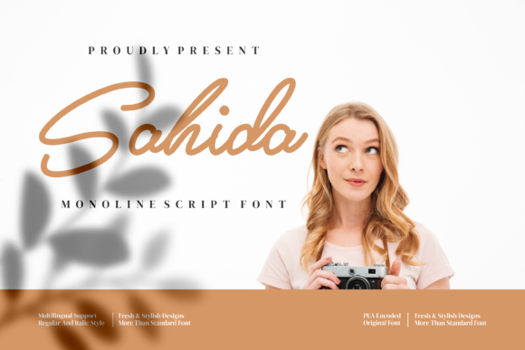 Enhance Your Brand with Sahida: A Versatile Script Font