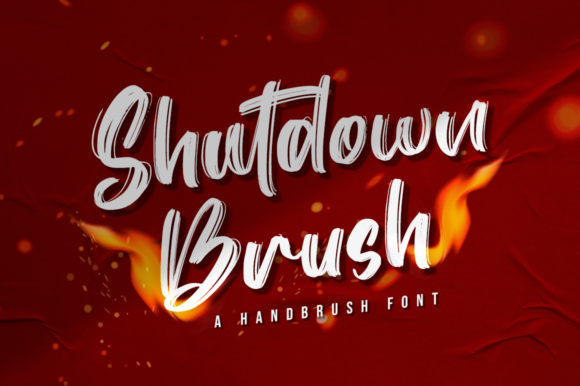 Enhance Your Brand with Shutdown Brush Font