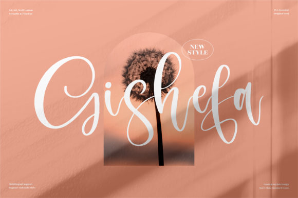 Enhance Your Designs with Gishefa: A Whimsical Handwritten Font