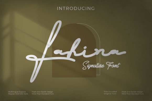Fahira: A Charming Script Font for Creative Web Design