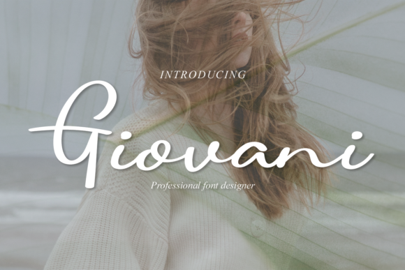 Giovani: A Dainty Script Font for Engaging Visuals
