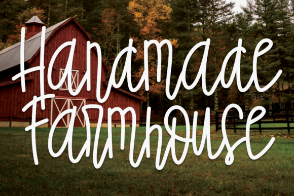 Handmade Farmhouse: A Charming Handwritten Font for Crafters
