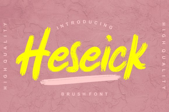 Heseick: A Vintage-Styled Handwritten Font for Modern Marketers