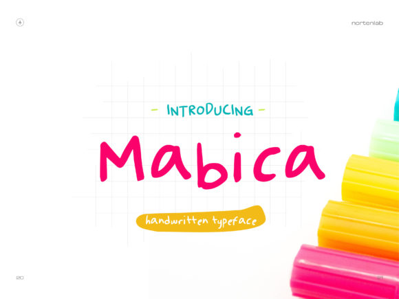 Introducing Mabica: A Charming Handwritten Font for Editorial Design