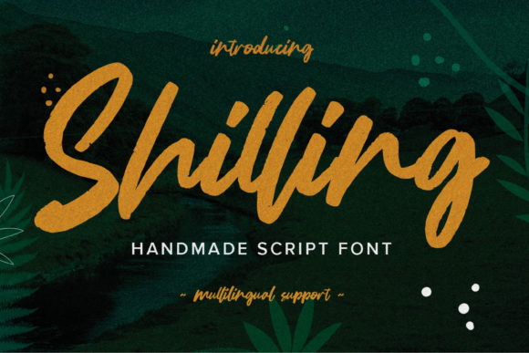 Shilling: A Handwritten Font for Editorial Elegance