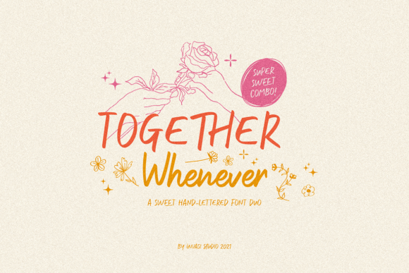 Together Whenever: A Delicate Script Font for Engaging Design