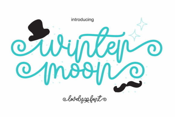 Winter Moon: A Whimsical Script Font for Editorial Charm