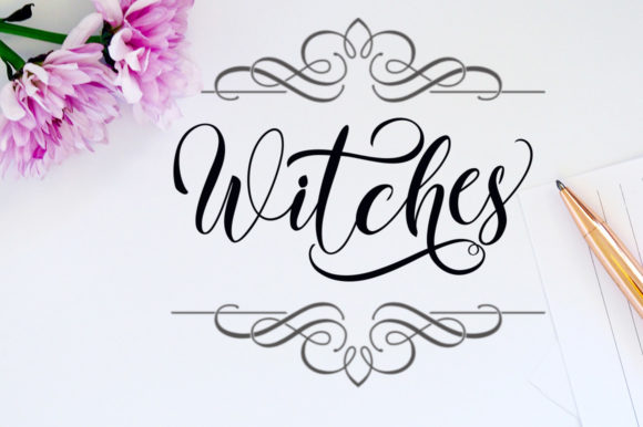 Witches: A Charming and Elegant Script Font for Your Campaigns